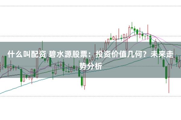 什么叫配资 碧水源股票：投资价值几何？未来走势分析